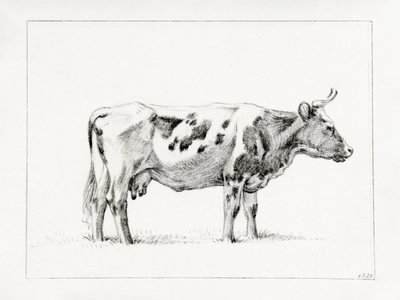 Vaca em pé (1820) de Jean Bernard