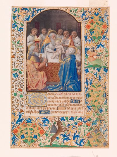 A Circuncisão de Cristo, a partir de um Livro de Horas de Jean Bourdichon