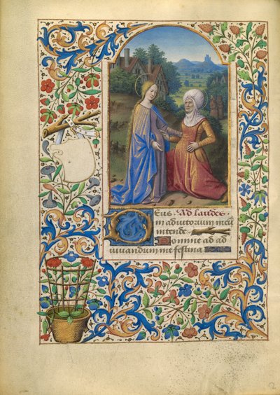 Die Heimsuchung de Jean Bourdichon
