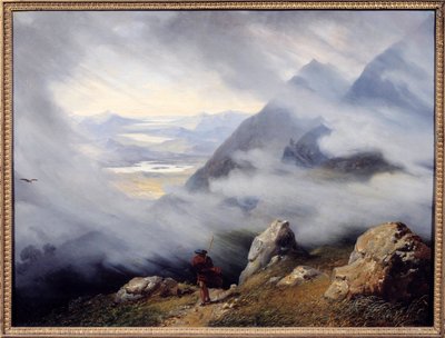 Landscape of Scotland Painting de Jean Bruno Gassies (1786-1832) 1826 Sun. 0,6x0,79 m Autun, Musee Rolin - Paisagem Escocesa. Pintura de Jean Bruno Gassies (1786-1832) de Jean Bruno Gassies