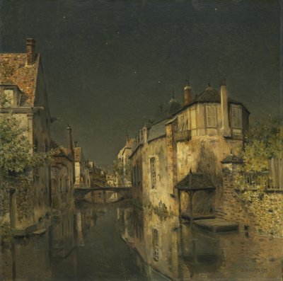 Meia-noite de 1891. de Jean-Charles Cazin