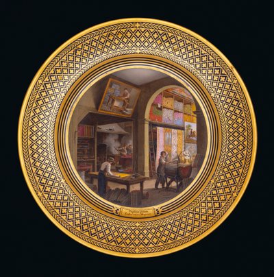 Murais de parede, laboratório, loja, c.1820-35 de Jean Charles Develly