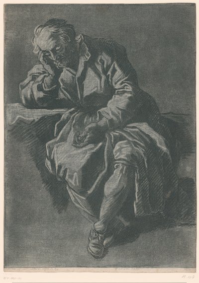 homem sentado de Jean Charles François
