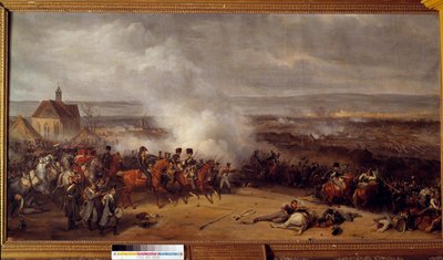 Batalha de Laubressel perto de Troyes em 3 de março de Jean Charles Langlois