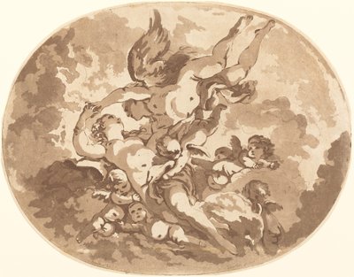 Eros e Psique de Jean Claude Richard, Abbé de Saint Non after François Boucher