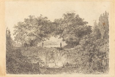 O Pequeno Parque de Jean Claude Richard de Saint Non after Jean Honoré Fragonard