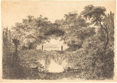 O Pequeno Parque de Jean Claude Richard de Saint Non after Jean Honoré Fragonard