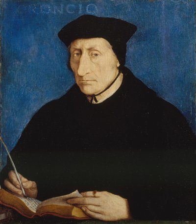 Guillaume Budé, c.1536 (óleo sobre madeira) de Jean Clouet