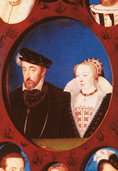 Retrato de Henrique II da França (Saint-Germain-en-Laye de Jean Clouet