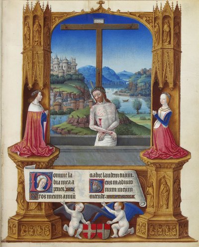 Très Riches Heures du Duc de Berry The Man - of Sorrows de Jean Colombe
