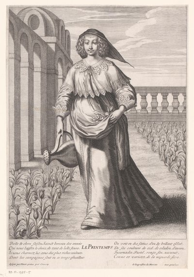 Primavera
Le Printemps (título sobre o objecto)
Personificações das quatro estações (título da série) de Jean Couvay