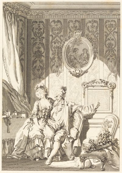 O Calendário dos Vieillards de Jean Dambrun after Jean Honoré Fragonard