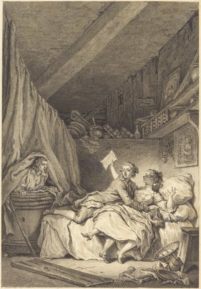 O mais econômico de Jean Dambrun after Jean Honoré Fragonard