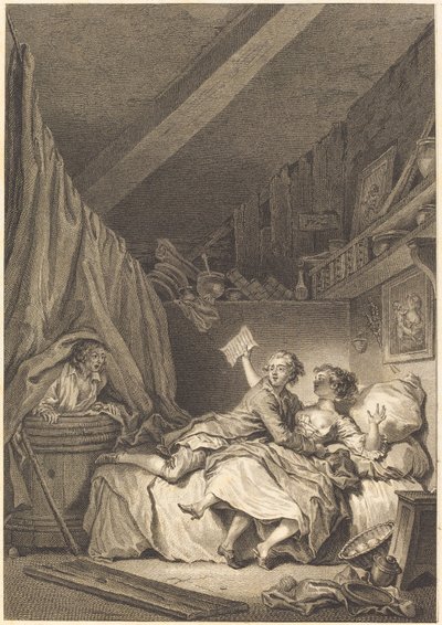 O mais econômico de Jean Dambrun after Jean Honoré Fragonard
