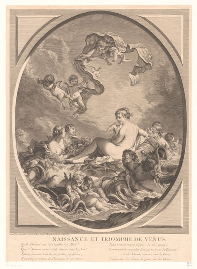 Nascimento e triunfo de Vénus
Naissance et triomphe de Venus. (título sobre o objecto) de Jean Daullé