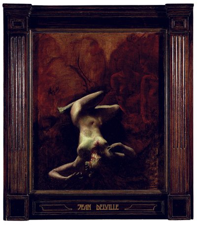 O Crime (óleo sobre tela) de Jean Delville