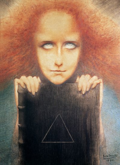 Retrato da Sra. Stuart Merill de Jean Delville