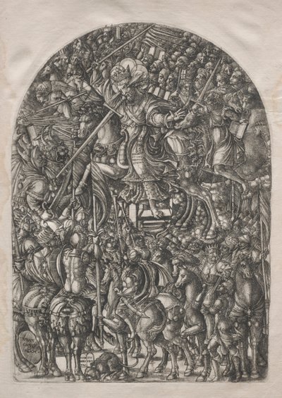 O Apocalipse: Cristo montado em um cavalo branco, 1546-1556. de Jean Duvet