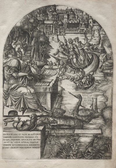 O Apocalipse: Edredom Estudando o Apocalipse, 1555. de Jean Duvet