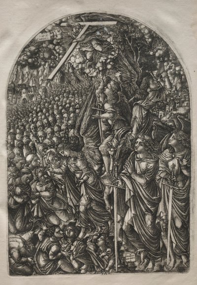 O Apocalipse: Quatro Anjos Retendo os Ventos, 1546-1556. de Jean Duvet