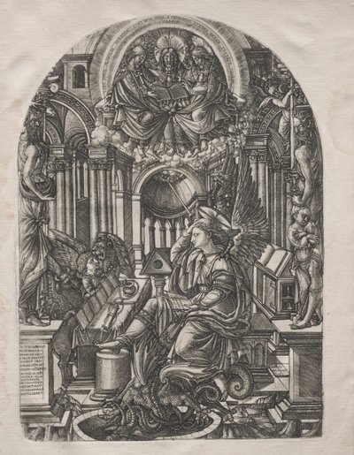 O Apocalipse: São João na ilha de Patmos, 1546-1556. de Jean Duvet
