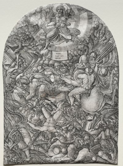 O Apocalipse: O Anjo ao Sol Chamando as Aves de Rapina, 1500. de Jean Duvet