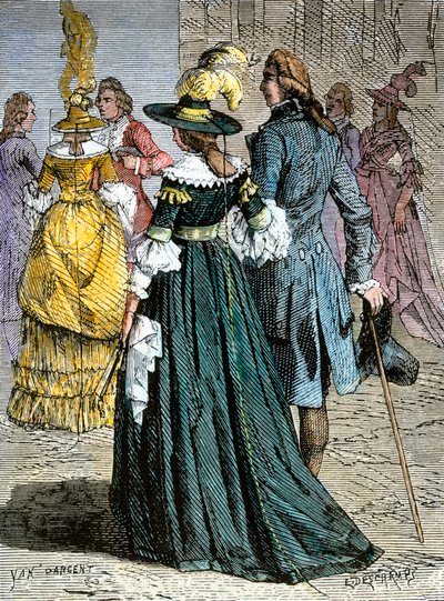 Moda parisiense de Jean Edouard (1824-99) Dargent