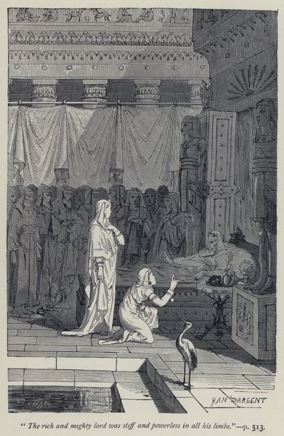 "O senhor rico e poderoso era duro e impotente em todos os seus membros" (gravura) de Jean Edouard Dargent