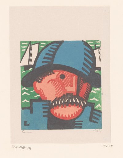 Cabeça de um pescador com bigode
Vieux pêcheur de Jean Emile Laboureur (signed by artist)