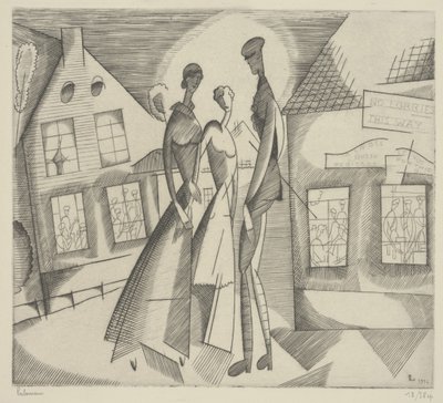 Noite na Aldeia de Jean Emile Laboureur