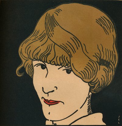 Máscara de cabelo DOr., 1912 de Jean Emile Laboureur
