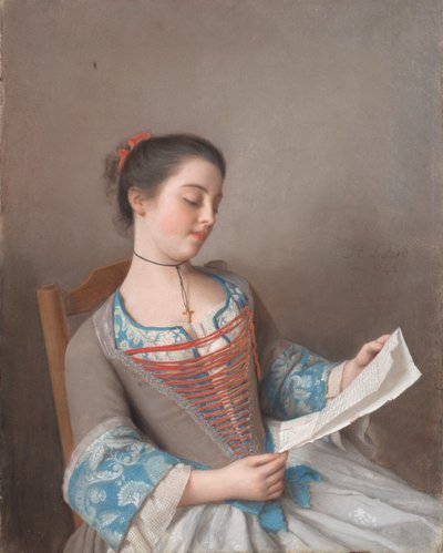 Italiano: La bella lectora
Francês: La liseuse de Jean Étienne Liotard
