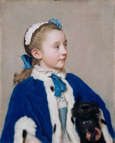 Maria Frederike van Reede-Athlone em Seven, 1755-1756 de Jean Étienne Liotard