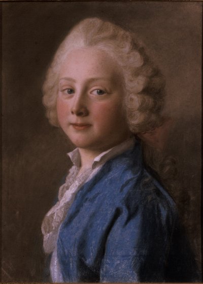 Retrato do príncipe Friedrich da Saxônia-Gotha-Altenburg, 1746 (pastel) de Jean Étienne Liotard