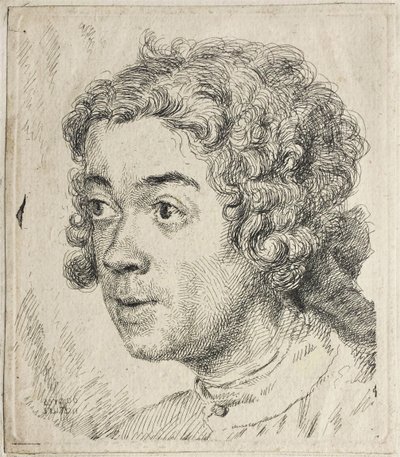 Auto-retrato, ca 1731. de Jean Étienne Liotard