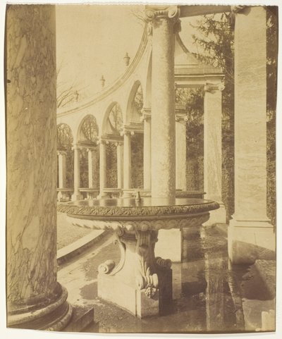Bosquet de la Colonnade, as bacias de Jean Eugène Auguste Atget