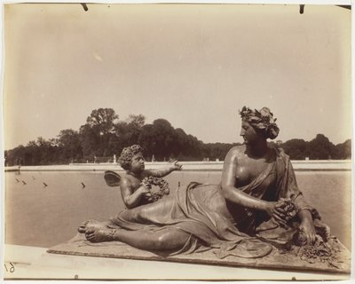 Versailles, esquina do parque de Jean Eugène Auguste Atget