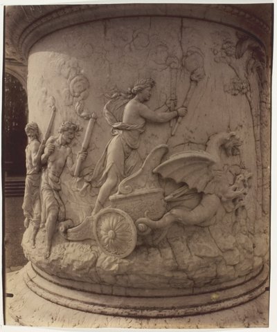 Versalhes, Rapto de Prosérpina por Plutão de Girardon, (pormenor) de Jean Eugène Auguste Atget