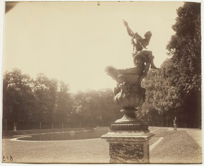 Versalhes, Grande Trianon (Vaso de Le Lorrain) de Jean Eugène Auguste Atget