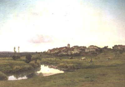 O Saone em Lironcourt, Vosges de Jean F. Monchablon