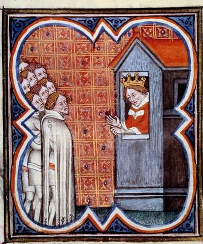 Carlos II, o malvado rei de Navarra de Jean Fouquet