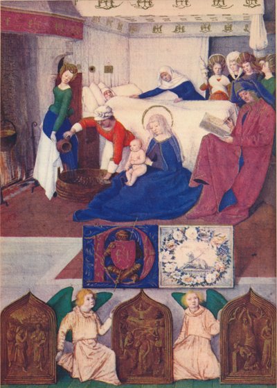 O nascimento de São João Batista, c1455, 1939 de Jean Fouquet