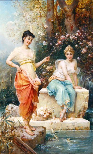 Sapos (óleo sobre painel) de Jean Francois Armand Felix Bernard
