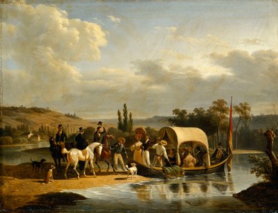 A partida, 1836 de Jean Francois Demay