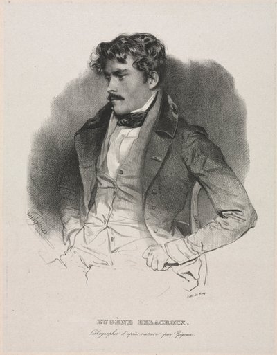 Eugène Delacroix. de Jean Francois Gigoux