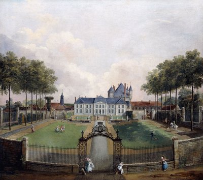 Vista para o Chateau de Mousseaux e seus jardins, de Jean Francois Hue