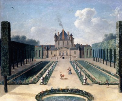 Vista para o Chateau de Mousseaux e seus jardins, de Jean Francois Hue