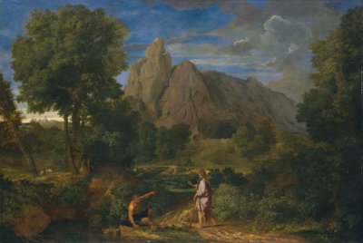 Mercúrio e Battus de Jean Francois I Millet
