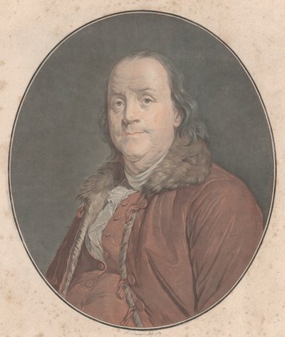 Benjamin Franklin, 1789. de Jean Francois Janinet