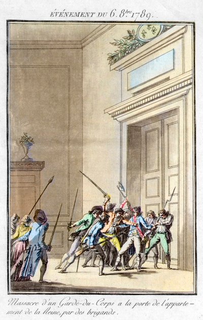 Revolução Francesa - Evento de 6 de Outubro de Jean Francois Janinet